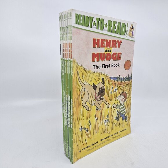 Ready To Read Level 2 Henry & Mudge The First Book Books Lot of 8 Cynthia Rylant - Picture 1 of 11